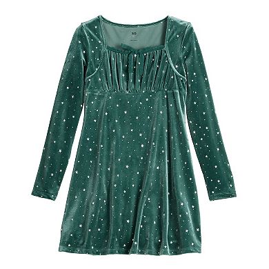Girls 6-20 SO® Embellished Velvet Dress in Regular & Plus Size