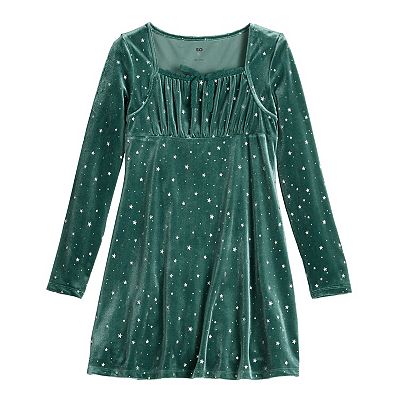 Girls 6-20 SO Embellished Velvet Dress in Regular & Plus Size
