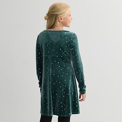 Girls 6-20 SO® Embellished Velvet Dress in Regular & Plus Size