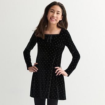 Girls 6-20 SO® Embellished Velvet Dress in Regular & Plus Size