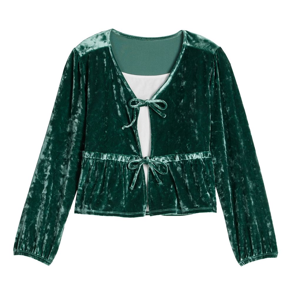 The Velveteen Top in 2 Colors/As main image 1