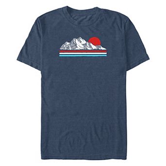 Big & Tall Snowy Peak Graphic Tee