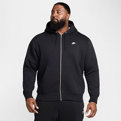 Zip Up Nike Loose Fit Hoodie Men's Nike Solo Swoosh Men's