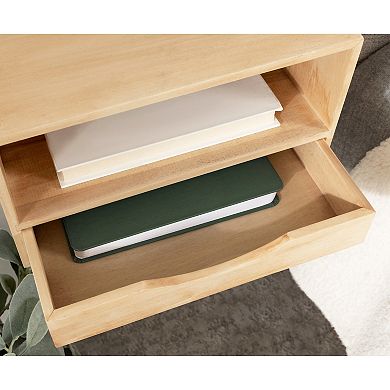 Hutton Floating Wall Shelf with Drawer 12.5x10x7