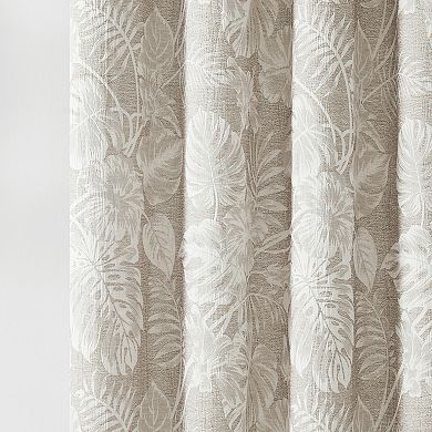 Lush Decor Bali Tropical Leaves Shower Curtain