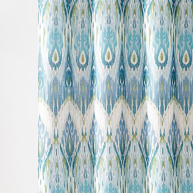 Lush Decor Ikat Drops Shower Curtain