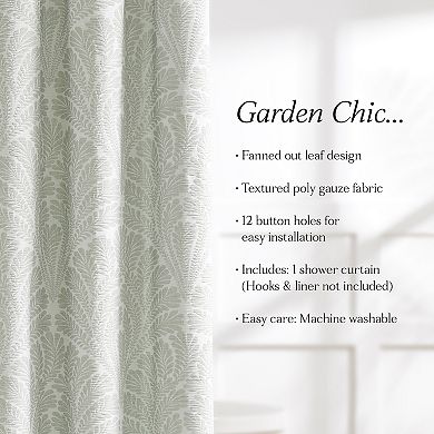 Lush Decor Willow Garden Shower Curtain