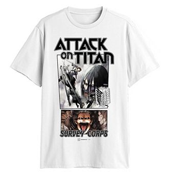 Big & Tall Attack on Titan Survey Corps Poster Graphic Tee