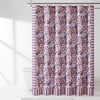 Lush Decor Alicia Camo Floral Shower Curtain