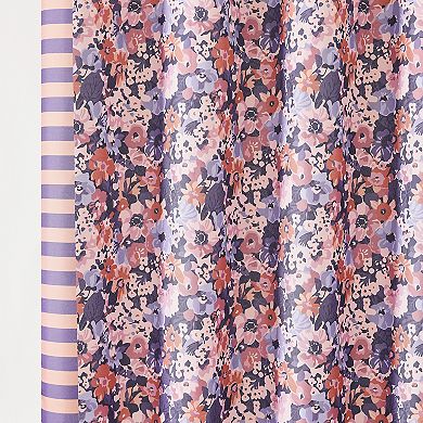 Lush Decor Alicia Camo Floral Shower Curtain