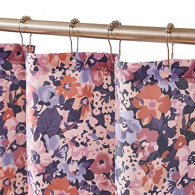 Lush Decor Alicia Camo Floral Shower Curtain
