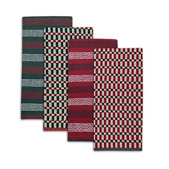 St. Nicholas Square® Holiday Yarn Dye Kitchen Towels 4 pk