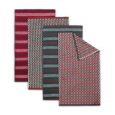 St. Nicholas Square® Holiday Yarn Dye Kitchen Towels 4-pk.