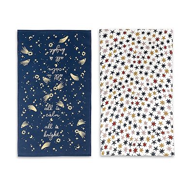 St. Nicholas Square® All Is Bright Kitchen Towel 2-pk.