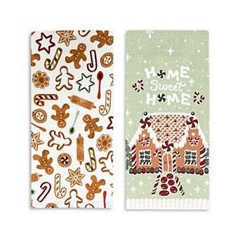 St. Nicholas Square® Gingerbread House Kitchen Towel 2 pk