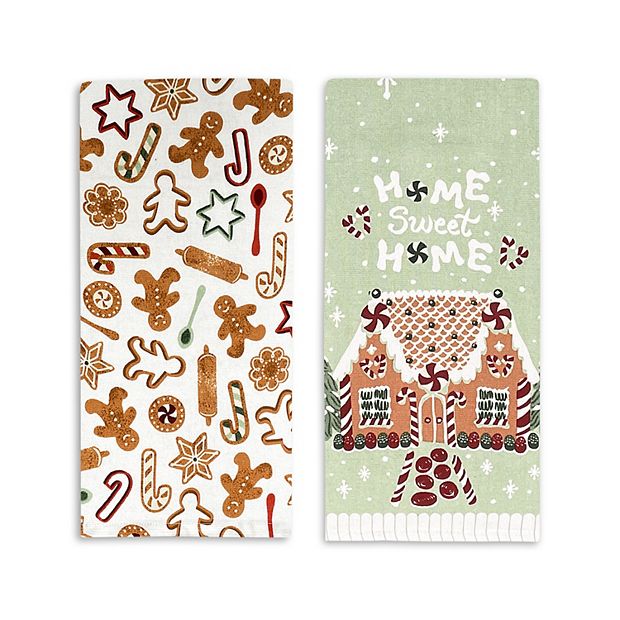 St. Nicholas Square® Gingerbread House Kitchen Towel 2-pk.