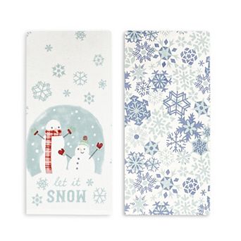 St. Nicholas Square® Let It Snow Kitchen Towel 2 pk