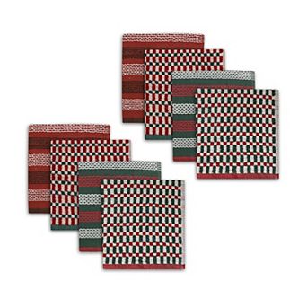St. Nicholas Square® Holiday Yarn Dye Dish Cloths 8 pk