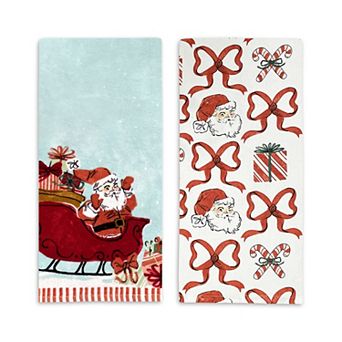 St. Nicholas Square® Santa Kitchen Towels 2 pk