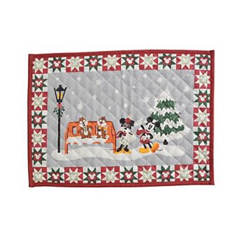 St. Nicholas Square® Disney's Mickey Mouse & Friends Caroling Quilt Placemat