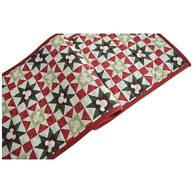 St. Nicholas Square® Disney's Mickey Mouse Holiday Reversible Quilt Runner
