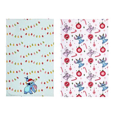 Disney's Lilo & Stitch 2-Pack Merry Stitchmas Kitchen Towel Set by St. Nicholas Square®