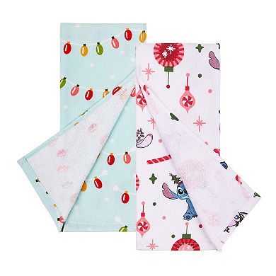 Disney's Lilo & Stitch 2-Pack Merry Stitchmas Kitchen Towel Set by St. Nicholas Square®