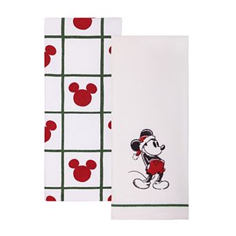Disney's Mickey Mouse 2-Pack Santa Kitchen Towel Set by St. Nicholas Square®