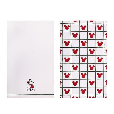 Disney's Mickey Mouse 2-Pack Santa Kitchen Towel Set by St. Nicholas Square®
