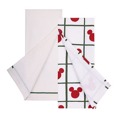 Disney's Mickey Mouse 2-Pack Santa Kitchen Towel Set by St. Nicholas Square®