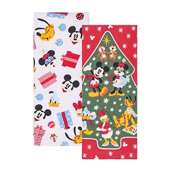 Disney's Mickey Mouse & Friends 2-Pack Caroling Kitchen Towel Set by St. Nicholas Square®