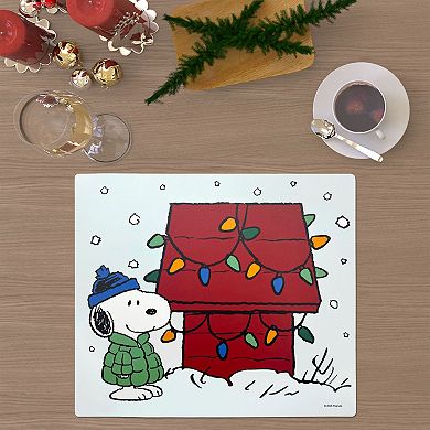 St. Nicholas Square® Peanuts Snoopy Holiday House Placemat
