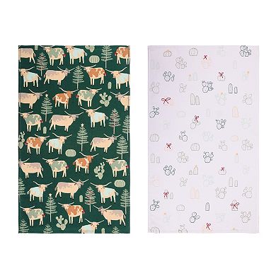 St. Nicholas Square® 2-Pack Ranch Holiday Kitchen Towel Set
