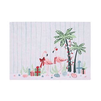 St. Nicholas Square® Holiday Flamingo Reversible Placemat