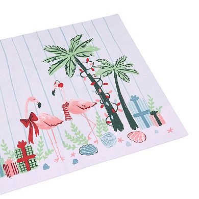 St. Nicholas Square® Holiday Flamingo Reversible Placemat