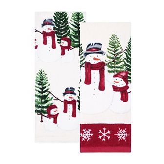 St. Nicholas Square® 2-Pack Snowman Kitchen Towel Set