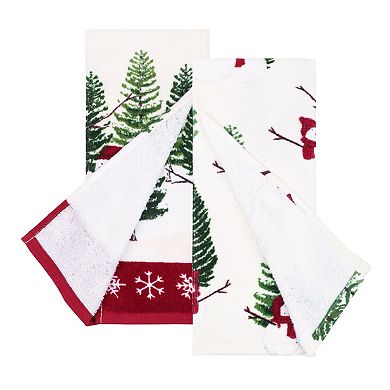 St. Nicholas Square® 2-Pack Snowman Kitchen Towel Set