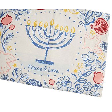 Celebrate Together™ Hanukkah Peace & Love Menorah Placemat