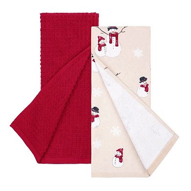 St. Nicholas Square® 2-Pack Believe Patch Kitchen Towel Set