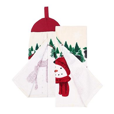 St. Nicholas Square® 2-Pack Yuletide Tie Top Kitchen Towel Set