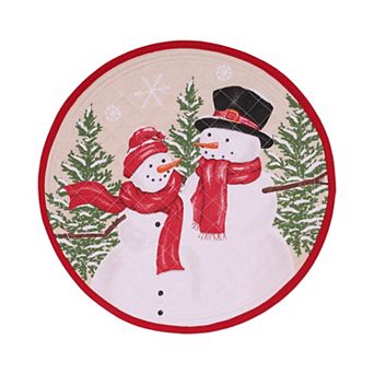 St. Nicholas Square® Yuletide Quilted Snowman Placemat