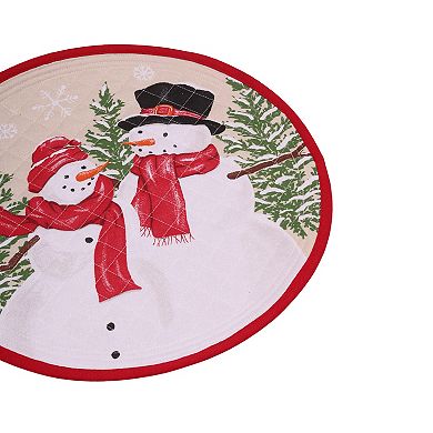 St. Nicholas Square® Yuletide Quilted Snowman Placemat