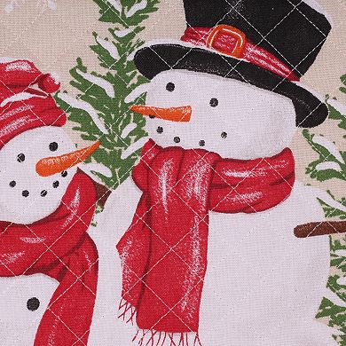 St. Nicholas Square® Yuletide Quilted Snowman Placemat