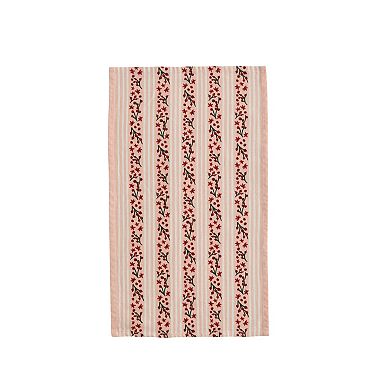 St. Nicholas Square® 2-pk. Berry Stripe Kitchen Tea Towel Set