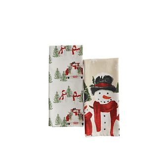 St. Nicholas Square® 2 pk Yuletide Kitchen Tea Towel Set