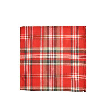 St. Nicholas Square® 4-pk. Yarn Dye Plaid Napkin Set
