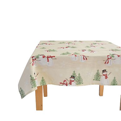 St. Nicholas Square® 70-Inch Rectangular Yuletide Fabric Tablecloth