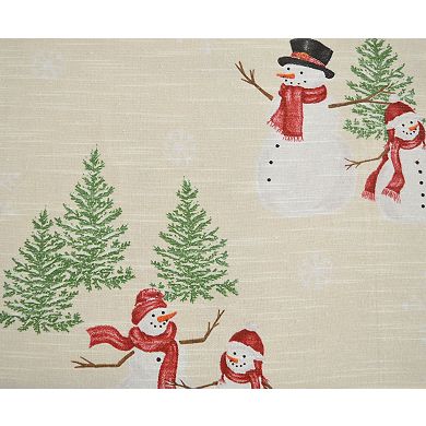 St. Nicholas Square® 70-Inch Rectangular Yuletide Fabric Tablecloth