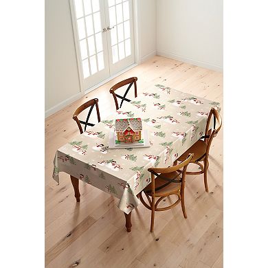 St. Nicholas Square® 70-Inch Rectangular Yuletide Fabric Tablecloth