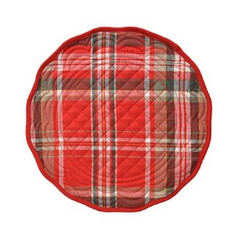 St. Nicholas Square® Plaid Quilted Placemat
